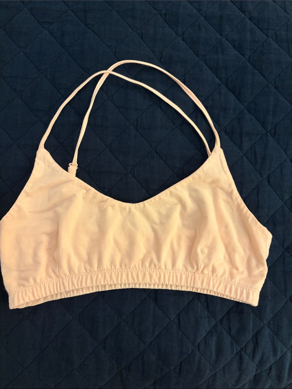 Q for Quinn Women's Criss-Cross Bralette - 100% Organic Cotton
